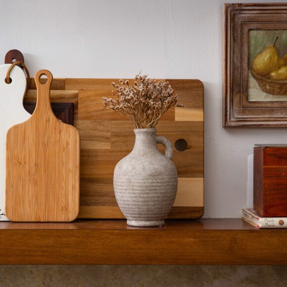 7-in Natural Ceramic Jug - SKU #0914-S1 - 9
