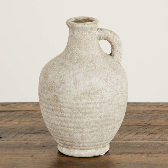 7-in Natural Ceramic Jug - SKU #0914-S1 - 12