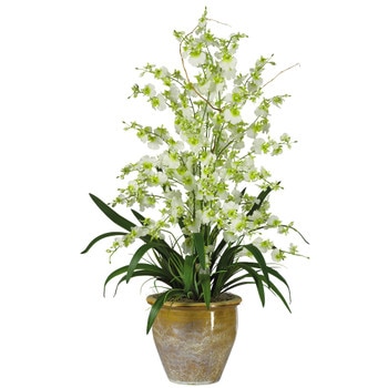 Triple Dancing Lady Silk Flower Arrangement - SKU #1070-GR