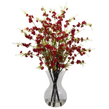 Cherry Blossoms w/Vase Arrangement - SKU #1315