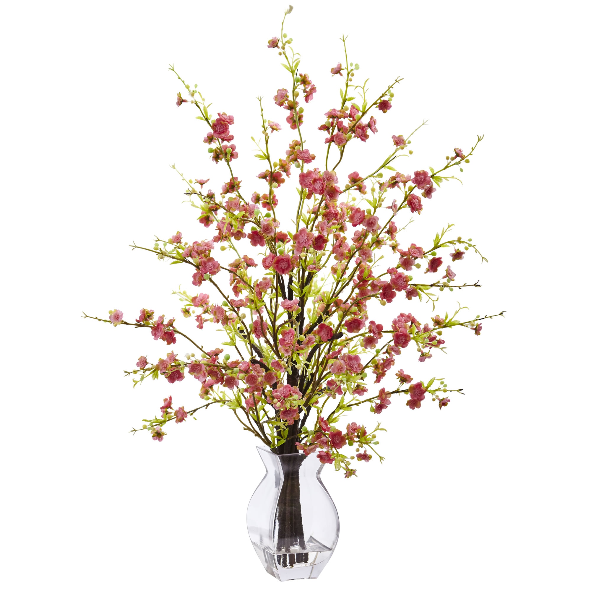 Artificial 26 Cherry Blossom Flowers Arrangement In Faux Water Image Is Loading Artificial 26 034 Cherry Blossom Flowers Arrangement In