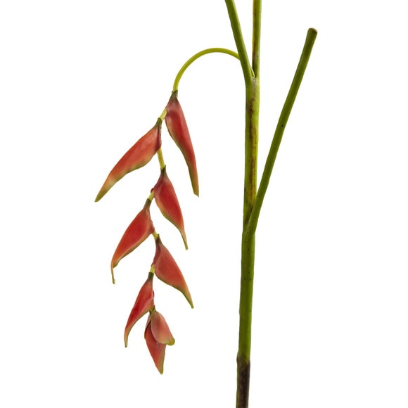 31 Hanging Heliconia Artificial Flower Set of 4 - SKU #2205-S4 - 1