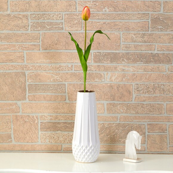 23 Dutch Tulip Artificial Flower Set of 12 - SKU #2310-S12 - 15