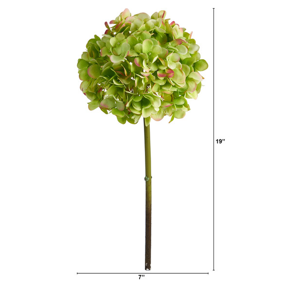 19 Hydrangea Artificial Flower Set of 3 - SKU #2359-S3 - 16
