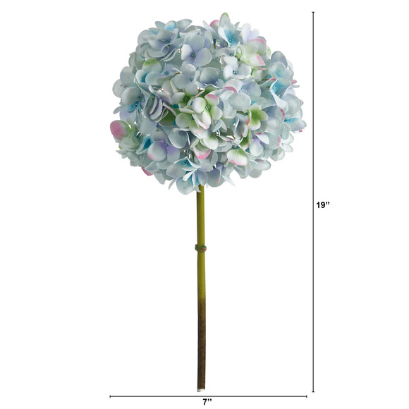 19 Hydrangea Artificial Flower Set of 3 - SKU #2359-S3 - 1