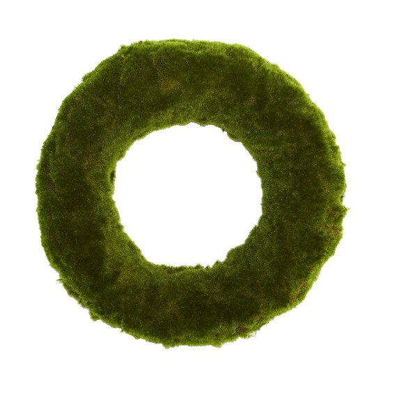 18 Moss Artificial Wreath - SKU #4649