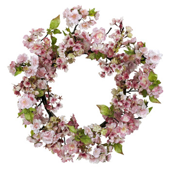 24 Cherry Blossom Wreath - SKU #4783