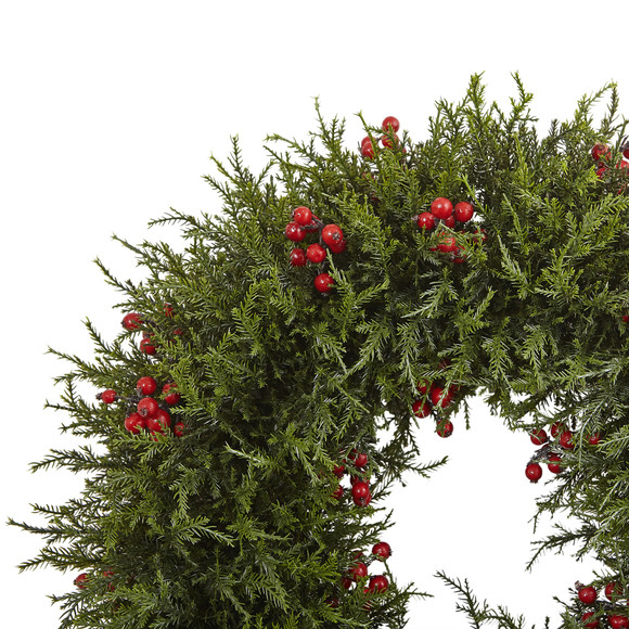 20 Cedar Berry Wreath - SKU #4891 - 2