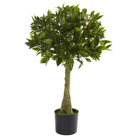 3 Bay Leaf Topiary UV Resistant Indoor/Outdoor - SKU #5382