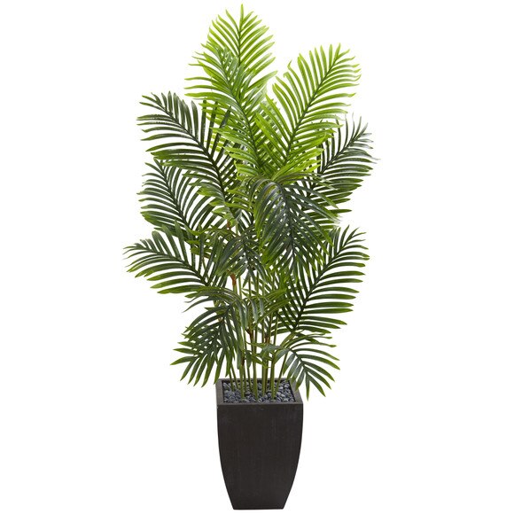 5.5 Paradise Palm Artificial Tree in Square Planter - SKU #5670