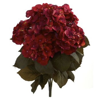 20 Fall Hydrangea Artificial Plant Set of 2 - SKU #6126-S2-RU