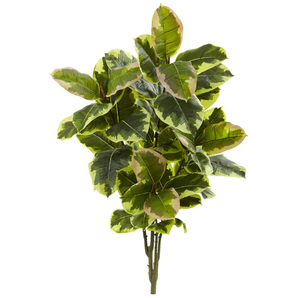 40 Rubber Leaf Artificial Plant Real Touch Set of 2 - SKU #6149-S2