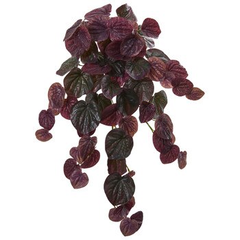 25 Peperomia Artificial Hanging Bush Set of 6 Real Touch - SKU #6185-S6