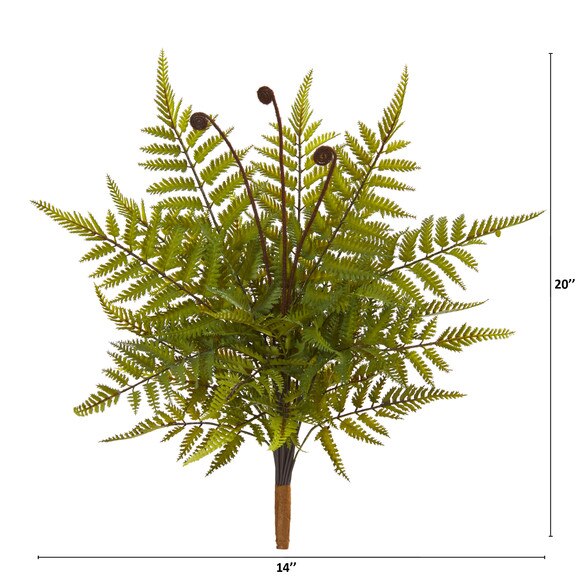 20 Fern Artificial Plant Set of 3 - SKU #6270-S3 - 1