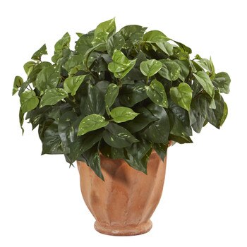 Pothos Artificial Plant in Terracotta Planter - SKU #6417