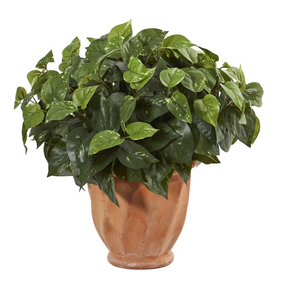 Pothos Artificial Plant in Terracotta Planter - SKU #6417