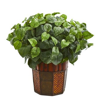 Pothos Artificial Plant in Decorative Planter - SKU #6465