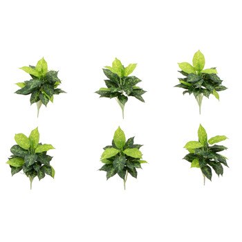 19 Artificial Dieffenbachia Plant - Set of 6 - SKU #6620-S6