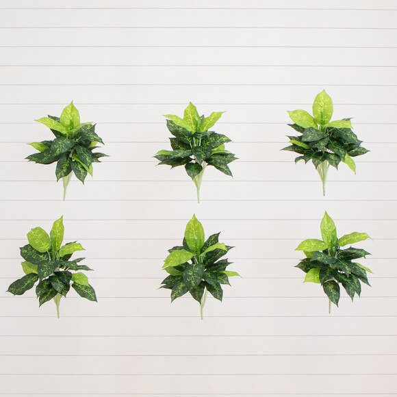 19 Artificial Dieffenbachia Plant - Set of 6 - SKU #6620-S6 - 7