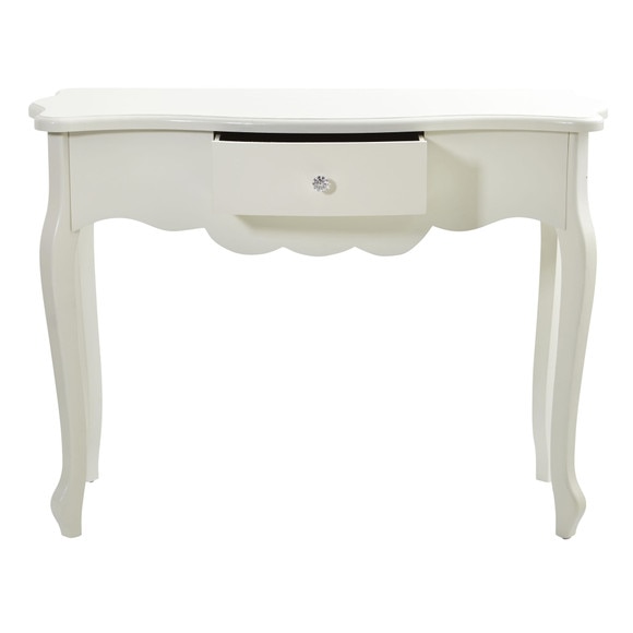 45.5 Vintage White Desk with Drawer - SKU #7035 - 1