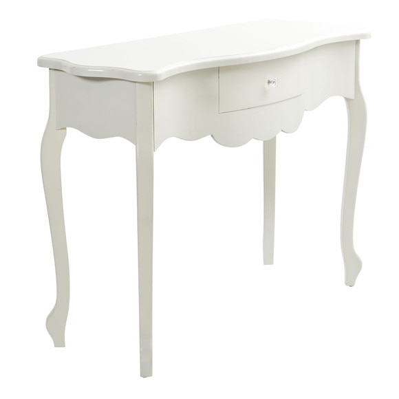 45.5 Vintage White Desk with Drawer - SKU #7035 - 2