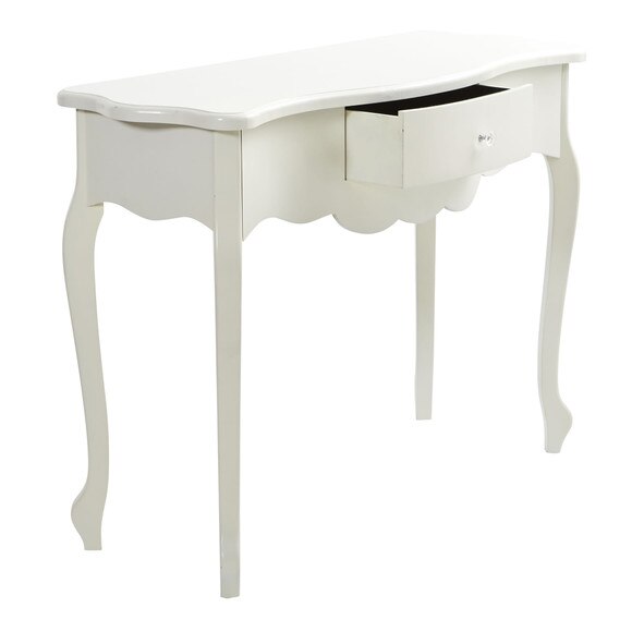 45.5 Vintage White Desk with Drawer - SKU #7035 - 3