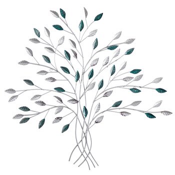 30 x 30 Hand-Painted Metal Tree of Life Wall Art Decor - SKU #7061