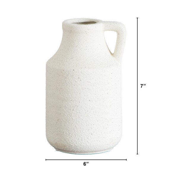 7-in Textured Handmade Vase - SKU #7536-S1 - 1