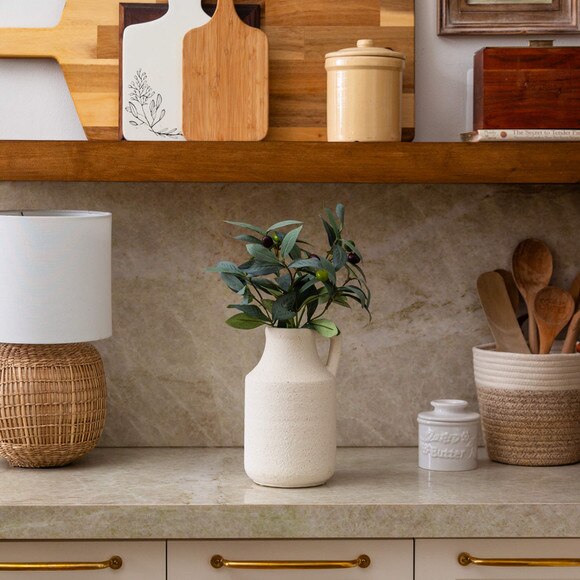 7-in Textured Handmade Vase - SKU #7536-S1 - 3