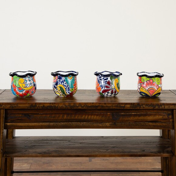 6 X 7 Handmade Mexican Talavera Ceramic Planter - SKU #7546-S1 - 4