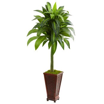 4.5 Dracaena Artificial Plant in Decorative Planter - SKU #9263