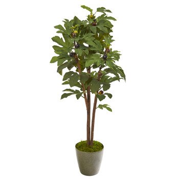 47 Fig Artificial Tree in Green Planter - SKU #9684