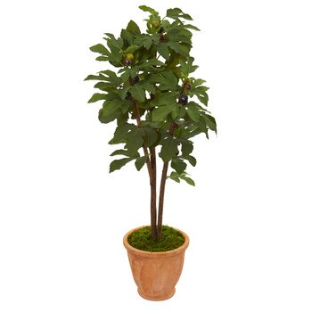 47 Fig Artificial Tree in Terra-Cotta Planter - SKU #9689