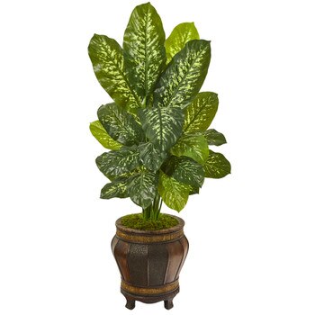 51 Dieffenbachia Artificial Plant in Planter Real Touch - SKU #9785