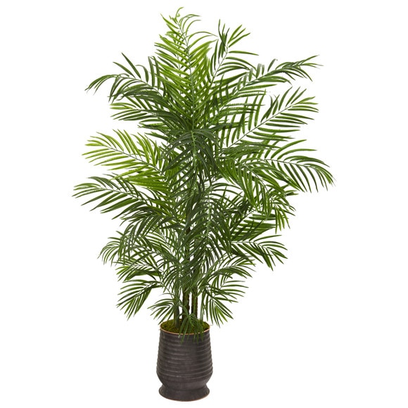 65 Areca Artificial Palm Tree in Decorative Planter UV Resistant Indoor/Outdoor - SKU #9830