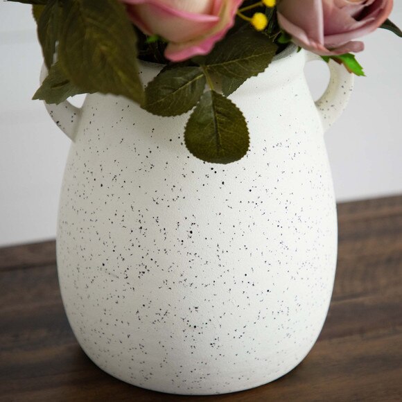 25 Mixed Flower Arrangement in Ceramic Vase - SKU #A2166 - 5