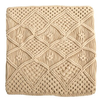 18 Boho Cross Woven Macrame Decorative Pillow Cover - SKU #D1015