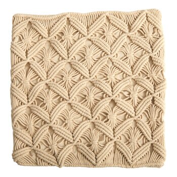 18 Boho Diamond Woven Macrame Decorative Pillow Cover - SKU #D1016