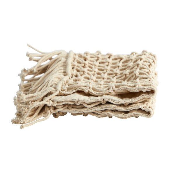 18 BOHO Fringed Woven Macrame Decorative Pillow Cover - SKU #D1019 - 3