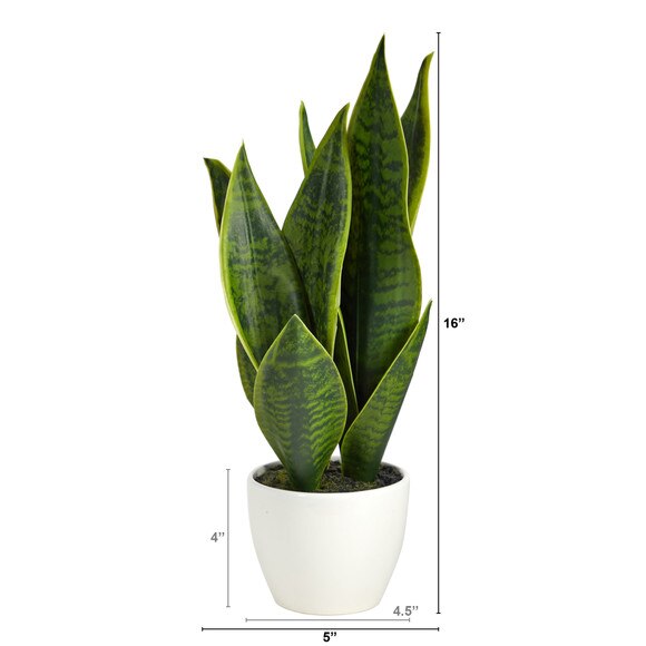 16 Sansevieria Artificial Plant - SKU #P1650 - 1