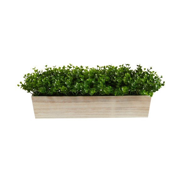 19 Eucalyptus Artificial Plant in Decorative Planter - SKU #P1654