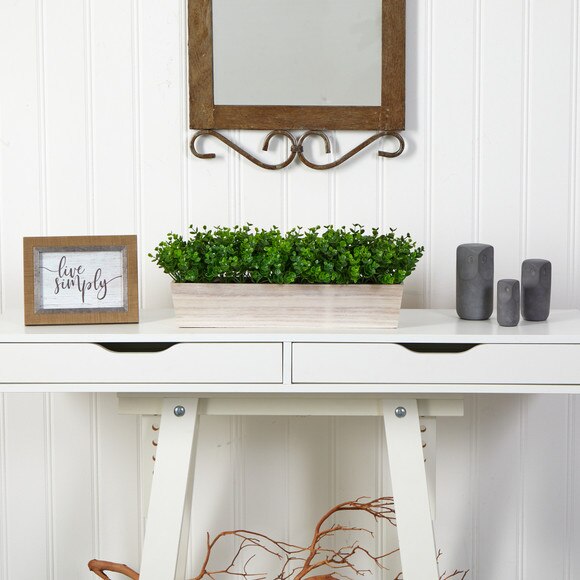19 Eucalyptus Artificial Plant in Decorative Planter - SKU #P1654 - 3