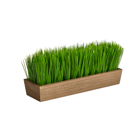 12 Grass Artificial Plant in Decorative Planter - SKU #P1656 - 2