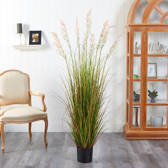 5.5 Plum Grass Artificial Plant - SKU #P1682 - 2