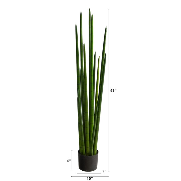 4 Sansevieria Snake Artificial Plant - SKU #P1808 - 1