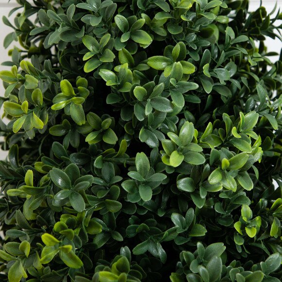 2.5 UV Resistant Artificial Boxwood Plant with Integrated Ground Stake Indoor/Outdoor - Set of 2 - SKU #P1973 - 2