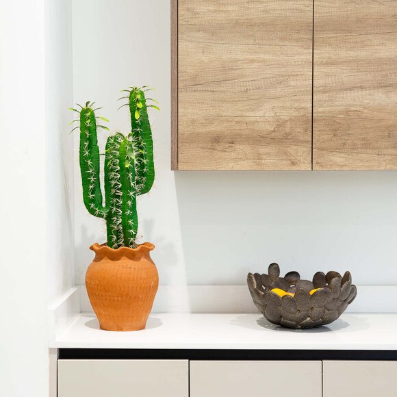 28 Artificial Cactus in Terracotta Planter - SKU #P2042 - 4