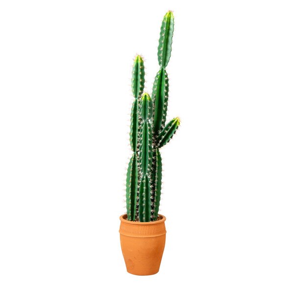 5 Artificial Cactus in Terracotta Planter - SKU #P2044