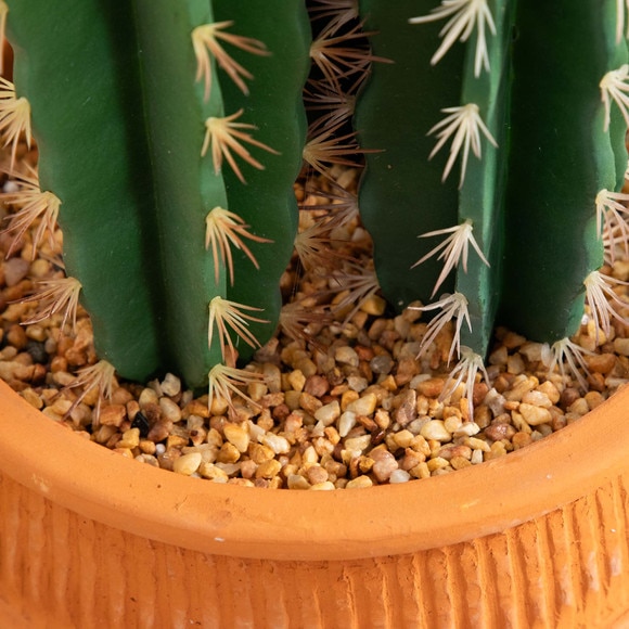 5 Artificial Cactus in Terracotta Planter - SKU #P2044 - 3