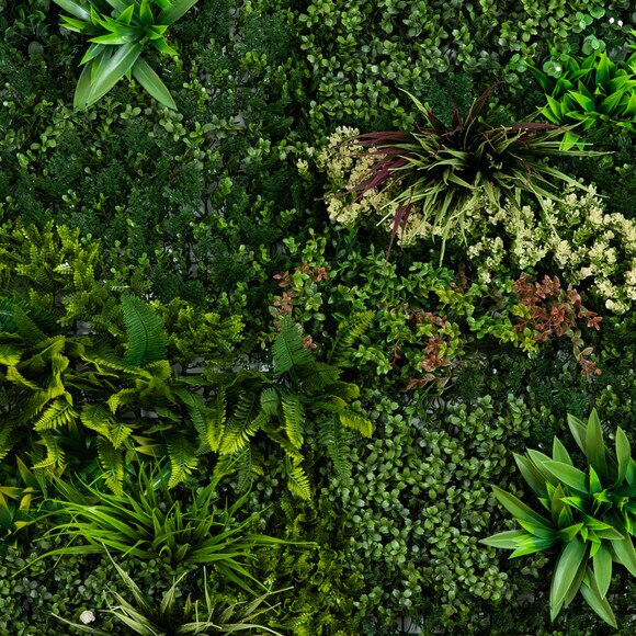 40 x 40 UV Resistant Madagascar Forest Artificial Living Wall Panel Indoor/Outdoor - SKU #P2084 - 2